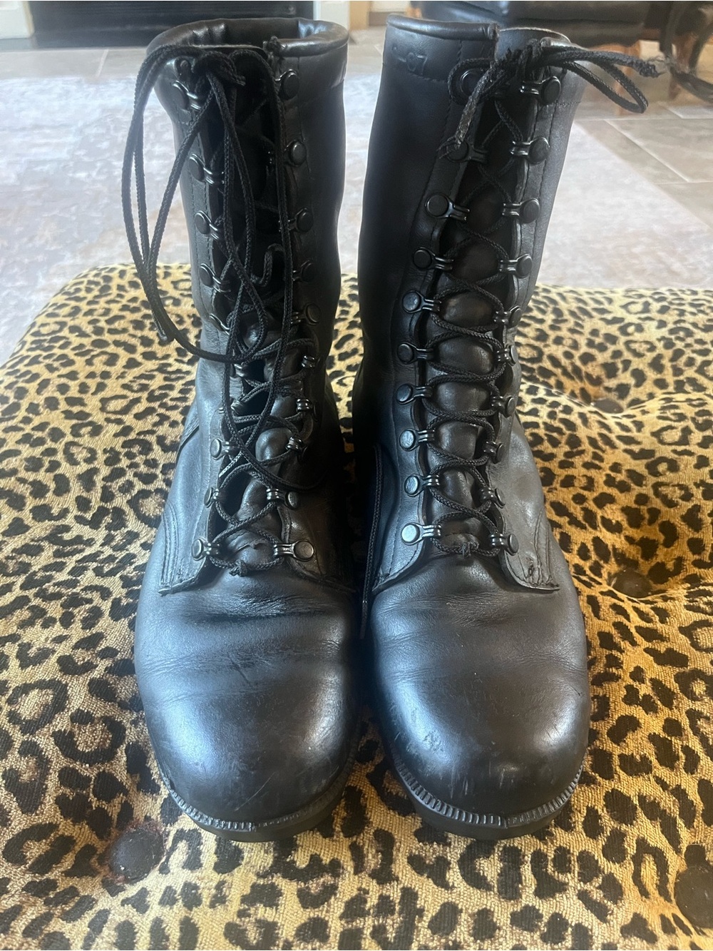 US MILITARY VINTAGE RO-SEARCH Combat BOOTS Size 10W